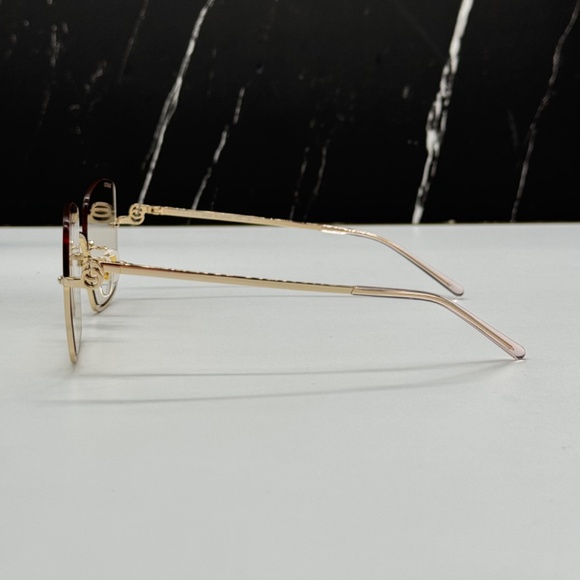 NEW GG1279S 004 GUCCI GOLD YELLOW SQUARE WOMEN GUCCI SUNGLASSES